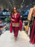 Fully Stitched & Ready to Wear Fendy Silk with Embroidery Sequence Work Salwar Kameez