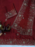 Soft Rangoli Silk with Beautiful Sequence & Zari embroidery work Saree