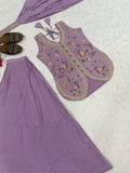 Heavy Roman Silk Material With 5mm Sequence Embroidery Work Salwar Kameez