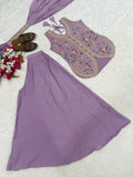 Heavy Roman Silk Material With 5mm Sequence Embroidery Work Salwar Kameez