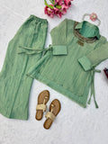 Salsa Crushed with Soft Micro Cotton Lining Beautiful Indo Western Dress
