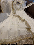 Exclusive Trending Designer Gown with Heavy sequence embroidery work Dupatta