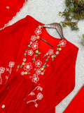 FESTIVAL SEASON WEAR BEAUTIFUL SEQUENCE EMBROIDERED WORKED TOP PANT WITH DUPATTA