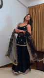 Faux Georgette with Thread With Intricate Sequence work Salwar Kameez