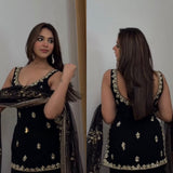 Faux Georgette with Thread With Intricate Sequence work Salwar Kameez