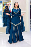 Roman Glass With Real Mirror work Beautiful Salwar Kameez