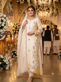 FESTIVAL SEASON WEAR BEAUTIFUL PAKISTANI SUIT TOP WITH EMBROIDERED WORKED PANT & DUPATTA