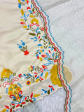 FESTIVAL SEASON WEAR BEAUTIFUL PAKISTANI SUIT TOP WITH EMBROIDERED WORKED PANT & DUPATTA