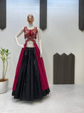 NAVARATRI SEASON EXCLUSIVE FULL STITCHED LEHENGA CHOLI