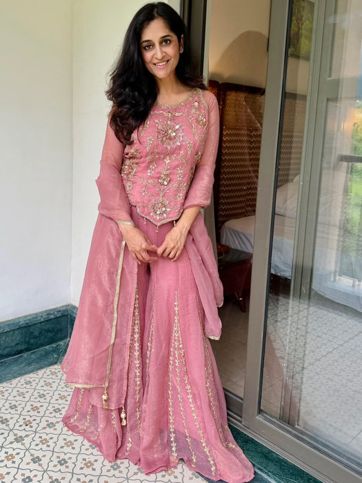 Fully Stitched & Ready to Wear Fendy Silk with Embroidery Codding And Sequence Work Salwar Kameez