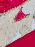 NEW READY TO WEAR WITH EMBROIDERY AND SEQUENCE WORK AND TOP PLAZZO WITH DUPATTA