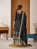 New Designer Party Wear Look Heavy Vichitra Silk Top Sharara Plazzo and Dupatta