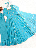 Heavy Vichitra Silk With Heavy Embroidery Sequence Work Salwar Kameez