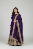 Fully Stitched Roman silk with codding sequence work Salwar Kameez