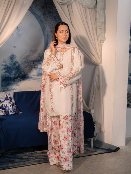 Fully Stitched & Ready to Wear Pure Natural Crape Salwar Kameez