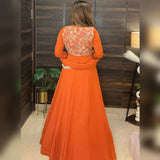 New Designer pure Faux Georgette Maxi Anarkali Suit In New Fancy Style