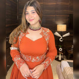 New Designer pure Faux Georgette Maxi Anarkali Suit In New Fancy Style