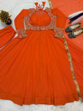 New Designer pure Faux Georgette Maxi Anarkali Suit In New Fancy Style