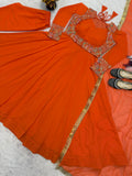 New Designer pure Faux Georgette Maxi Anarkali Suit In New Fancy Style