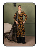 New Designer Faux Georgette With Heavy Embroidery Sequence Work Top-Bottom And Dupatta Set