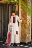 New Fancy Design Pakistani Farsi Salwar Kurta With Dupatta Set