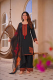 New Fancy Design Pakistani Farsi Salwar Kurta With Dupatta Set