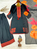 New Fancy Design Pakistani Farsi Salwar Kurta With Dupatta Set