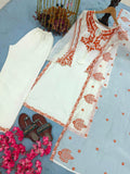 New Designer Party Wear Look Pure Roman Silk Top & Plazzo With Dupatta set