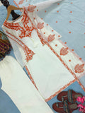 New Designer Party Wear Look Pure Roman Silk Top & Plazzo With Dupatta set