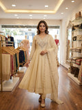 FESTIVAL SEASON BEAUTIFUL CORDING WITH SEQUENCE EMBROIDERED WORKED GOWN PANT WITH DUPATTA