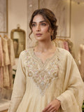 FESTIVAL SEASON BEAUTIFUL CORDING WITH SEQUENCE EMBROIDERED WORKED GOWN PANT WITH DUPATTA