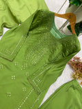 DESIGNER SEQUENCE EMBROIDERED WORKED TOP PANT WITH DUPATTA