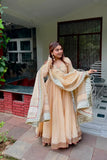 Tabby organza Silk with Original Mirror Hand Work with gotta Patti lace Salwar Kameez