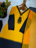 New Designer Party Wear Look Top-Plazzo and Dupatta With Heavy Embroidery Beads Work
