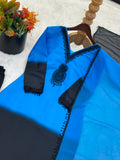 New Designer Party Wear Look Top-Plazzo and Dupatta With Heavy Embroidery Beads Work