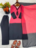 New Designer Party Wear Look Top-Plazzo and Dupatta With Heavy Embroidery Beads Work