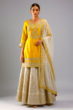 New Chinnon Silk With Heavy Embroidery Sequence Work Top-Plazo And Dupatta Set