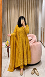 Pure Fox Georgette With Embroidery 3&5mm Sequences Work Salwar Kameez
