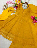 Pure Fox Georgette With Embroidery 3&5mm Sequences Work Salwar Kameez