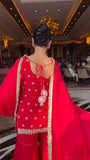 Faux Georgette with Soft Micro Cotton Lining & Thread with Sequence Work Salwar Kameez