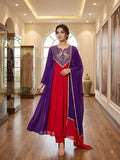 FESTIVAL SEASON WEAR BEAUTIFUL KURTI PANT AND DUPATTA WITH CORDING WITH SEQUENCE EMBROIDERY