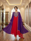 FESTIVAL SEASON WEAR BEAUTIFUL KURTI PANT AND DUPATTA WITH CORDING WITH SEQUENCE EMBROIDERY