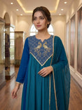 FESTIVAL SEASON WEAR BEAUTIFUL KURTI PANT AND DUPATTA WITH CORDING WITH SEQUENCE EMBROIDERY