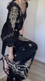 New Designer Party Wear Look  Heavy Chinon Silk Material Top Plazzo Pent and Dupatta