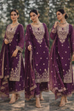 Jmc silk with Tread Work & Soft Micro Cotton Lining Beautiful Salwar Kameez