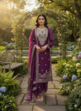 Jmc silk with Tread Work & Soft Micro Cotton Lining Beautiful Salwar Kameez