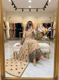 Pure Fox Georgette With Embroidery 5mm Sequences Work Salwar Kameez