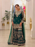 New Designer Party Wear Look Heavy Faux Georgette Top Plazzo & Dupatta Set