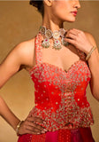 Chinon silk Lehenga with Embroidery Sequins multi thread Work Lehenga Choli