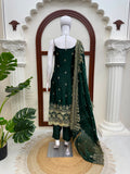Fendy Silk with Soft Micro Inner Lining & Thread With Sequence work Salwar Kameez
